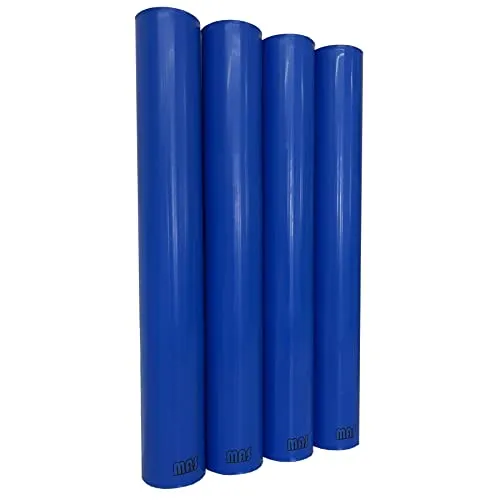 move and stic Rohr 35 cm Zubehör/Ersatzteil zum Erweitern und Umbauen von bestehenden Klettergestellen, Spielplatz für den Garten zum innovatives Spiel- und Bewegungssystem (blau, 4er Set)