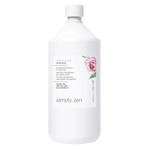 SIMPLY ZEN Smooth & Care Shampoo 1000 ml - Haarshampoo für glattes und geschmeidiges Haar, ideal für die tägliche Anwendung und Pflege.