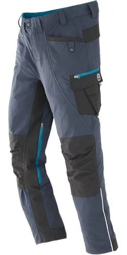 Arbeitshose TERRAX anthrazit Gr. 58 - Robuste Arbeitshose in Anthrazit, ideal für Handwerksberufe und Outdoor-Einsätze, mit praktischen Taschen für Werkzeug und Utensilien.