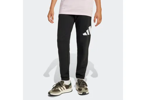 adidas Unisex Kinder Essentials Big Logo Pants, Schwarz/Weiß, 9-10 Jahre - Trainingsbekleidung mit regulärem Schnitt und elastischem Bund, ideal für Komfort und Bewegungsfreiheit beim Sport.