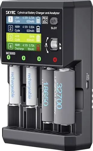SKYRC MC5000 All-in-One Ladegerät für zylindrische Batterien