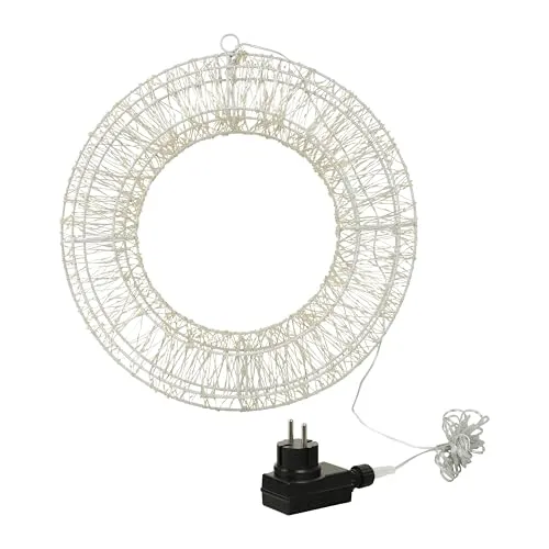 LED Deko Leuchtkranz 76931 - Weihnachtsdeko mit 960 warmweißen LEDs, ideal für stimmungsvolle Beleuchtung in der Adventszeit.