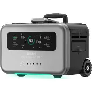 Zendure SuperBase Pro 1500 Powerstation 1440Wh - Powerstation mit 1440Wh LiFePO4-Akku, ideal für Camping und Notstromversorgung. Schnellladung und vielseitige Anschlussmöglichkeiten für alle Geräte.
