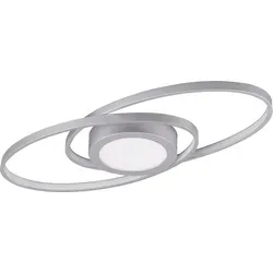 Reality Leuchten LED Deckenleuchte Galaxy - dimmbar in 3 Stufen - Moderne LED-Deckenleuchte in Anthrazit oder Titan, 28 W, warmweißes Licht mit 3400 Lumen, ideal für stilvolle Wohn- und Arbeitsbereiche.