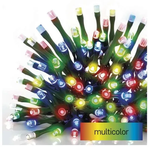 EMOS LED-Weihnachtslichterkette, 12 m, innen und außen, multicolor, Timer