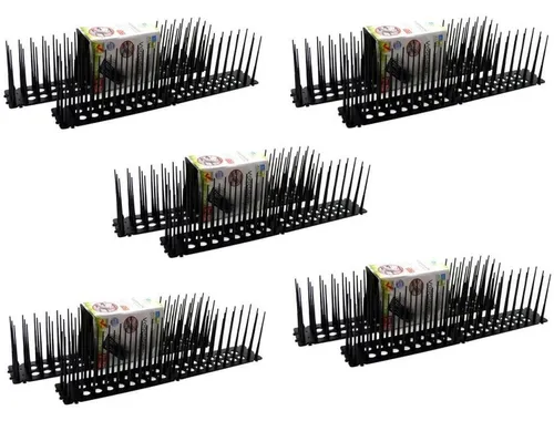 HAC24 Tierabwehr-Attrappe Spikes Taubenabwehr Vogelspikes Vogelschreck Vogelabwehrspitzen, (Set, 10-St), mit je 45 cm