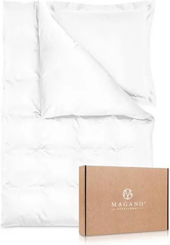 MAGANO Bettwäsche, Luxus Bambus & Baumwolle Satin, 400 TC Luxusqualität, Hypoallergen, Thermoregulierend