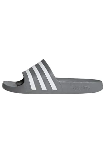 adidas Unisex Adilette Aqua Slides Slipper, Grey Three / Cloud White / Grey Three, 48.5 EU