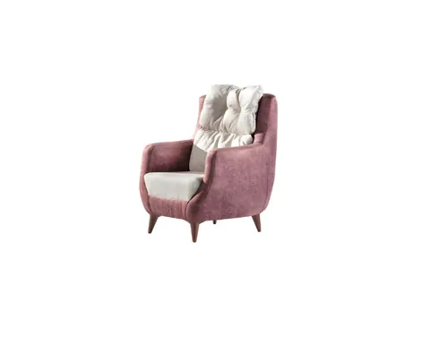 Designer Loungesessel für Empfang und Konferenzen - Moderner Empfangssessel in Braun, ideal für Büros und Lobbys. Mit weicher Polsterung und stilvollem Holzgestell bietet er hohen Komfort und ansprechendes Design.
