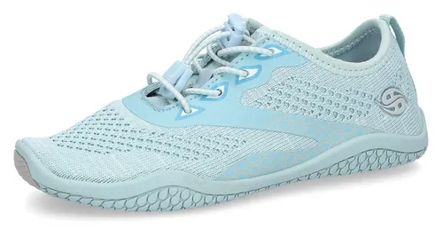 Dockers Slip-On Sneaker mit Schnellverschluss - Barfußschuh in Mint, Gr. 33 - Sneaker aus Textil, ideal für bequemes Tragen und schnelles An- und Ausziehen.