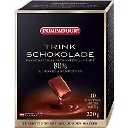 POMPADOUR Trinkschokolade Heiße Schokolade 200 g von Pompadour