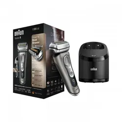 Braun Series 9 Premium Rasierer Herren 9385cc - Premium Rotationsrasierer mit 4+1 Scherkopf, 60 Min. Laufzeit, Wet&Dry Funktion und sanften Schallvibrationen für maximalen Komfort.