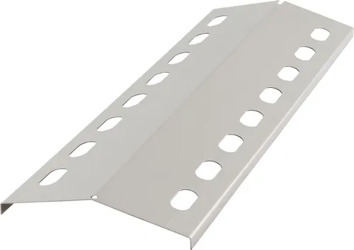 BBQ-Toro Edelstahl Flammenverteiler - 39 x 12,5 cm, gleichmäßige Hitzeverteilung und Schutz für längere Lebensdauer des Gasgrills