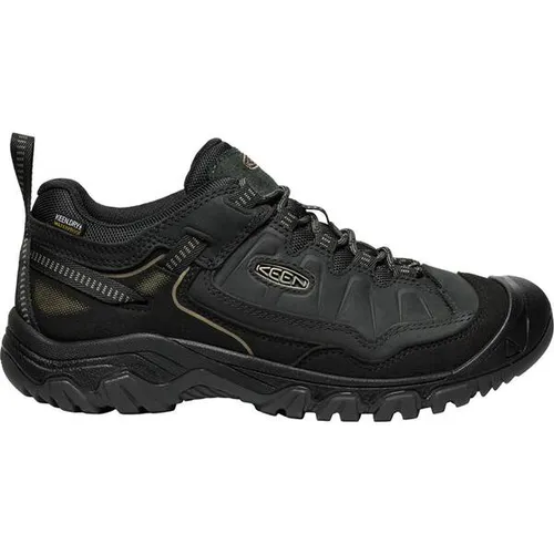 KEEN Herren Targhee 4 Low Wanderschuhe, Schwarz, 41 EU - Wasserdichte Wanderschuhe mit atmungsaktiver KEEN.DRY Membran, die Komfort und Trockenheit garantiert. Ideal für Abenteuer in unwegsamem Gelände mit hervorragender Traktion.