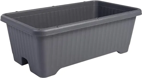 Iris Ohyama, Pflanzentopf, Traglufthalle mit Wasserablaufsystem für die Gartenarbeit - Air Vegetable Planter 730, Grau