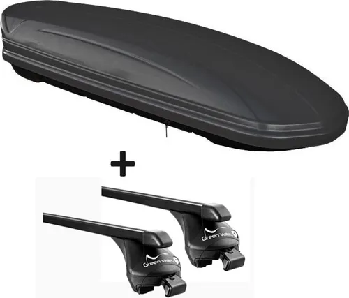 Dachbox VDPMAAM 460 l mit Relingträger für BMW 3er Touring F31
