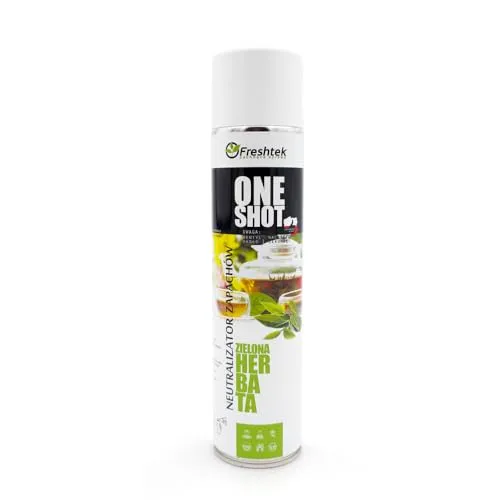 One Shot Geruchsneutralisierer, Lufterfrischer, Duft, Rauchvernichter 600ml Grüner Tee
