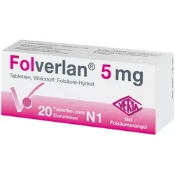 FOLVERLAN 5 mg Tabletten 20 St