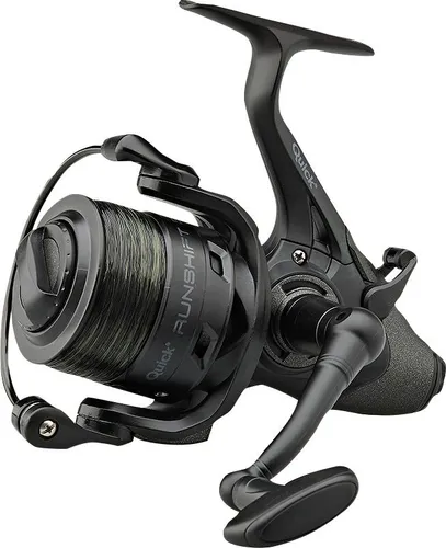 D.A.M RUNSHIFT 3L FS + CAMO LINE Angelrolle - Allround Spinnrolle für Süßwasserangeln, ideal für Hecht und Karpfen, mit Freilaufbremse und robuster Nylonkonstruktion.