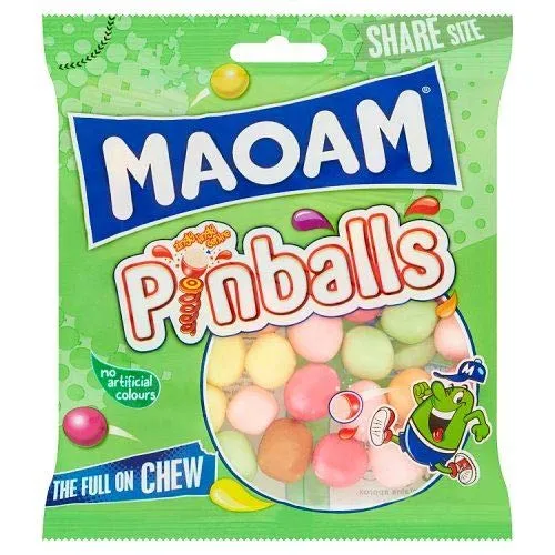 Maoam Pinballs – 140 g – 2 Stück