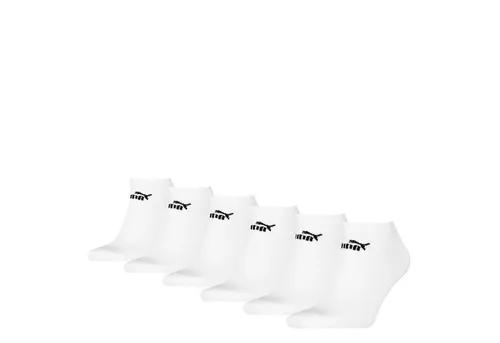 PUMA Sportsocken PUMA Damen und Herren Elements Sneaker Socken im 6er Pack (6-Paar) Logoschriftzug