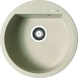Pyramis ALAZIA runde Einbauspüle Ø 51, Beige von Pyramis