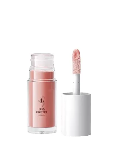 UND GRETEL GLIZ Lip Oil 01 Cotton Candy - Lippenstift: Hochglänzendes, veganes Lip Oil mit tiefenwirksamer Pflege und federleichtem Glanz für geschmeidige, vollere Lippen ohne Kleben.