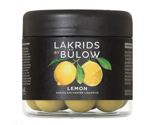 Lakrids by Bülow Süßigkeit Lakrids by Bülow Lakritz Lemon Zitrone mit weißer Schokolade