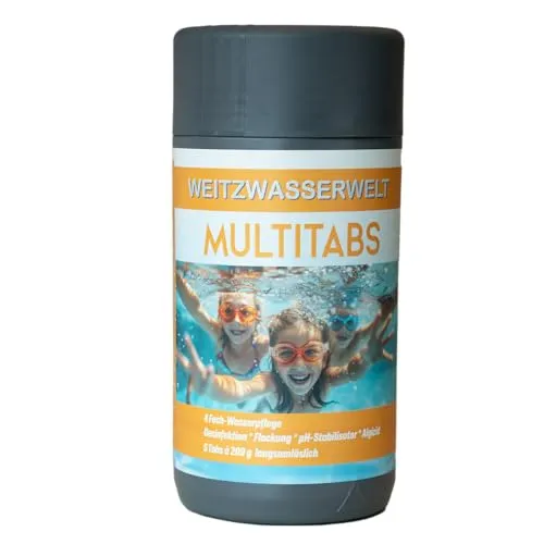 Multitabs 200g langsamlöslich, 1 kg, Chlorprodukte, 0752601TD00