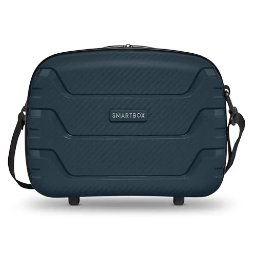 SMARTBOX Hartschalen Handgepäck Kosmetik-Koffer | Stabiles Beauty-Case mit Aufsteckfunktion | 34 x 17 x 27 cm aus leichtem Polypropylen (Edition 01)