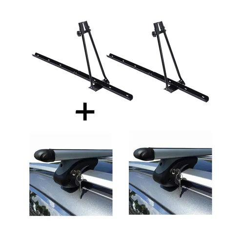 Fahrradträger Set ORION + Relingträger VDP L120 für VW Passat Variant 35i