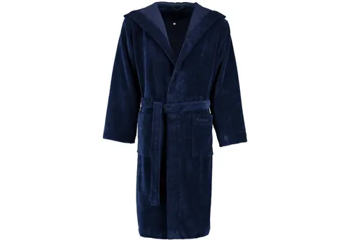 Bugatti Bademantel Roberto, Blau, Gr. XL - Herren-Bademäntel, besonders flauschig und aus hochwertiger Textilqualität, Made in Austria, Oeko-Tex® Standard 100 für beste Hautverträglichkeit.