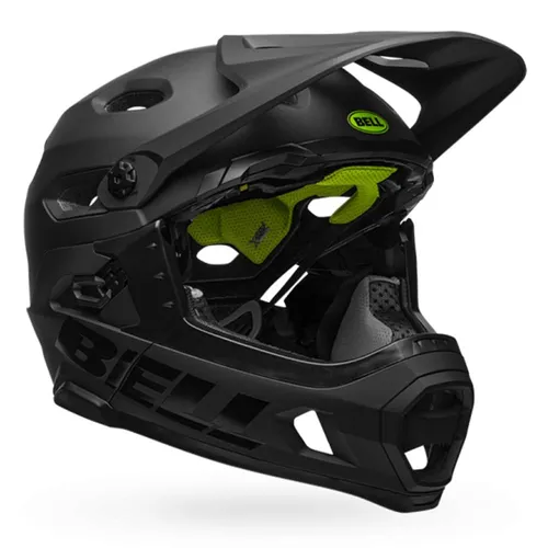 BELL Super Dh Spherical Mips Helm 2024 - Fahrradhelm mit abnehmbarem Kinnschutz, bietet optimalen Schutz und Komfort für Mountainbiker.