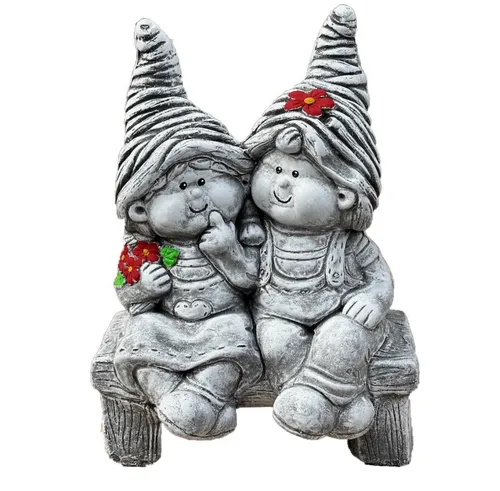Stone and Style Frostfeste Gartenfigur in grau von Stone and Style