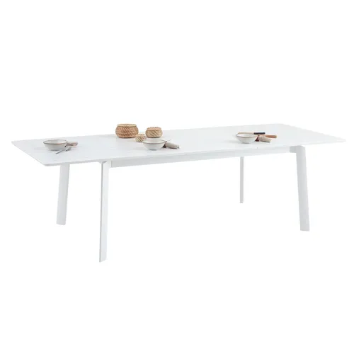 IDIMEX Gartentisch VERANO, ausziehbar 180-260cm in weiß von IDIMEX