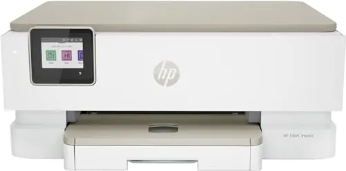 HP Envy Inspire 7220e Tintenstrahl-Multifunktionsdrucker - Multifunktionsdrucker für Zuhause und Büro mit HP+ für drahtloses Drucken, Scannen und Faxen. Hohe Druckqualität und niedrige Kosten pro Seite - ideal für Produktivität.