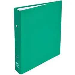 Exacompta Ringbuch DIN A5 Polypropylen 2 Ringe 25 mm Grün