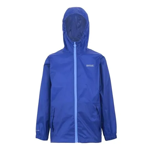 Regatta Pack It Jkt III Junior - Kinder Regenjacke - Wasserdichte Kinderjacke aus leichtem Isolite 5000 Gewebe, atmungsaktiv und verstaubar für einfache Mitnahme. Ideal für Outdoor-Abenteuer bei jedem Wetter.