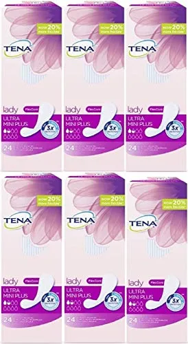 Tena Discreet Ultra Mini Plus Slipeinlagen Leichter Urinverlust 24 Stück