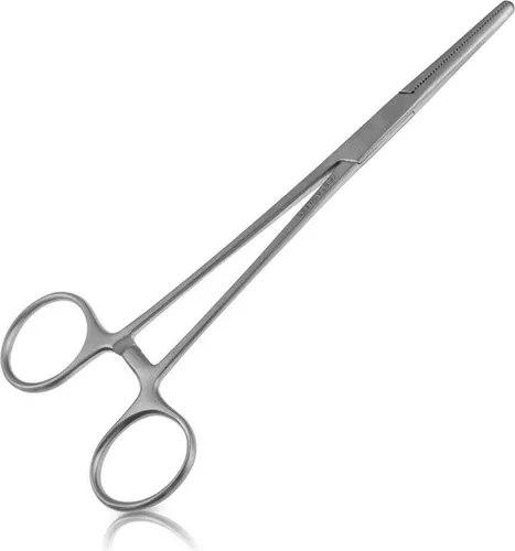 Klemme - gerade - Länge: 17,5 cm - rostfreier Edelstahl