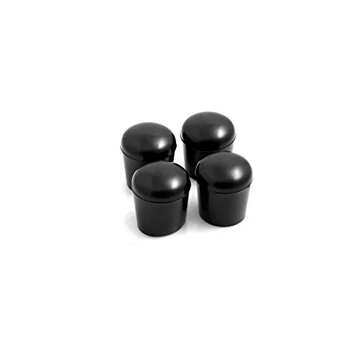 Design61 Endkappe Gleitkappe Schutzkappen Fusskappen mit Stahleinlage Ø22 mm 4 Stück