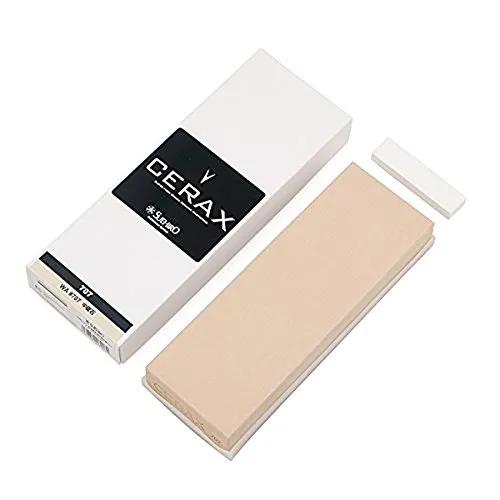 Suehiro Wetzstein Japanisch Abziehstein Schleifstein Körnung 700 Küchenmesser Schärfer Schärfung für Messer - Hergestellt in Japan Cerax 707