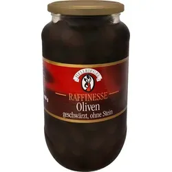 HELLRIEGEL Gemüsekonserve, Oliven ohne Stein schwarz