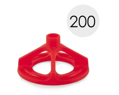 MidGard Fliesenkreuz Nivelliersystem Fliesen-Verlegehilfe Mehrweg Nivellierset Nivellier (200-St) für Wand- und Bodenfliesen für Fugenbreiten 1 - 3 mm