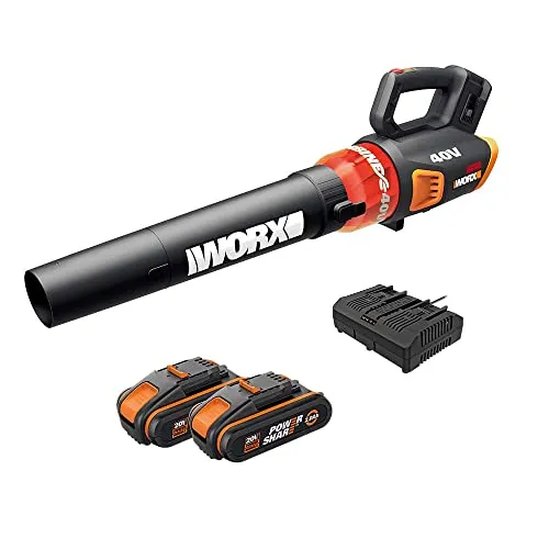 WORX WG584E Akku Laubbläser 40V – Leistungsstarker Bürstenloser Motor