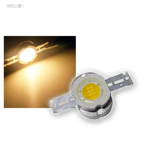 Produktbild Hochleistungs LED Chip 10W warmweiß HIGHPOWER Emitter HIPOWER 10 Watt warm-weiß