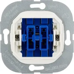 REV Einsatz Jalousie-Schalter Technik Weiß, Blau 0299350006 (0299350006) - Schwarz