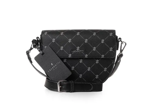 Lazarotti Umhängetasche Palermo - Modische Crossover Bag - Umhängetasche mit Überschlagklappe, verstellbarem Schulterriemen und geräumigem Hauptfach. Perfekt für jedes Outfit und ideal für unterwegs.