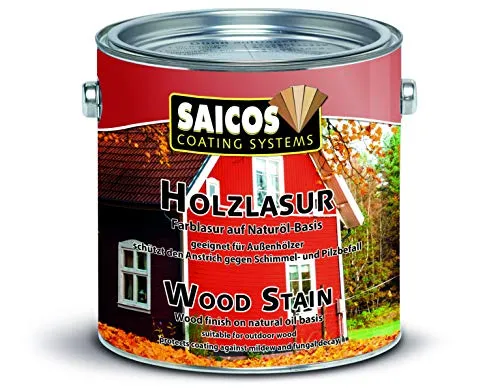 Saicos 0082 301 Holzlasur Teak 0.75 Liter