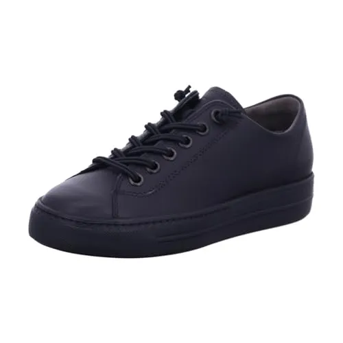 Paul Green Sportliche Schnürschuhe Damen 31353933343030 Schwarz 43 EU - Stylische Sneaker für Damen von Paul Green aus hochwertigem Glattleder. Mit atmungsaktivem Innenmaterial und wechselbarer Einlegesohle für optimalen Komfort.